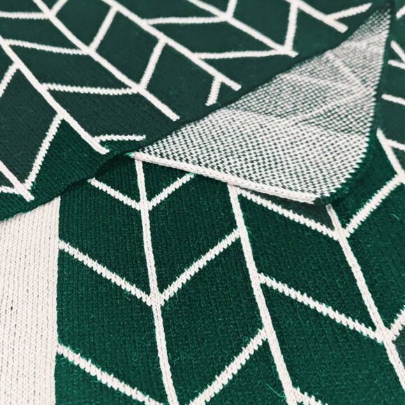 Plus Size Long Sleeve Colorblock Cardigan Dress - Picture 5 of 7